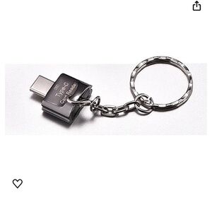 Mini USB-C SD Card Reader with Key Chain - BRAND NEW